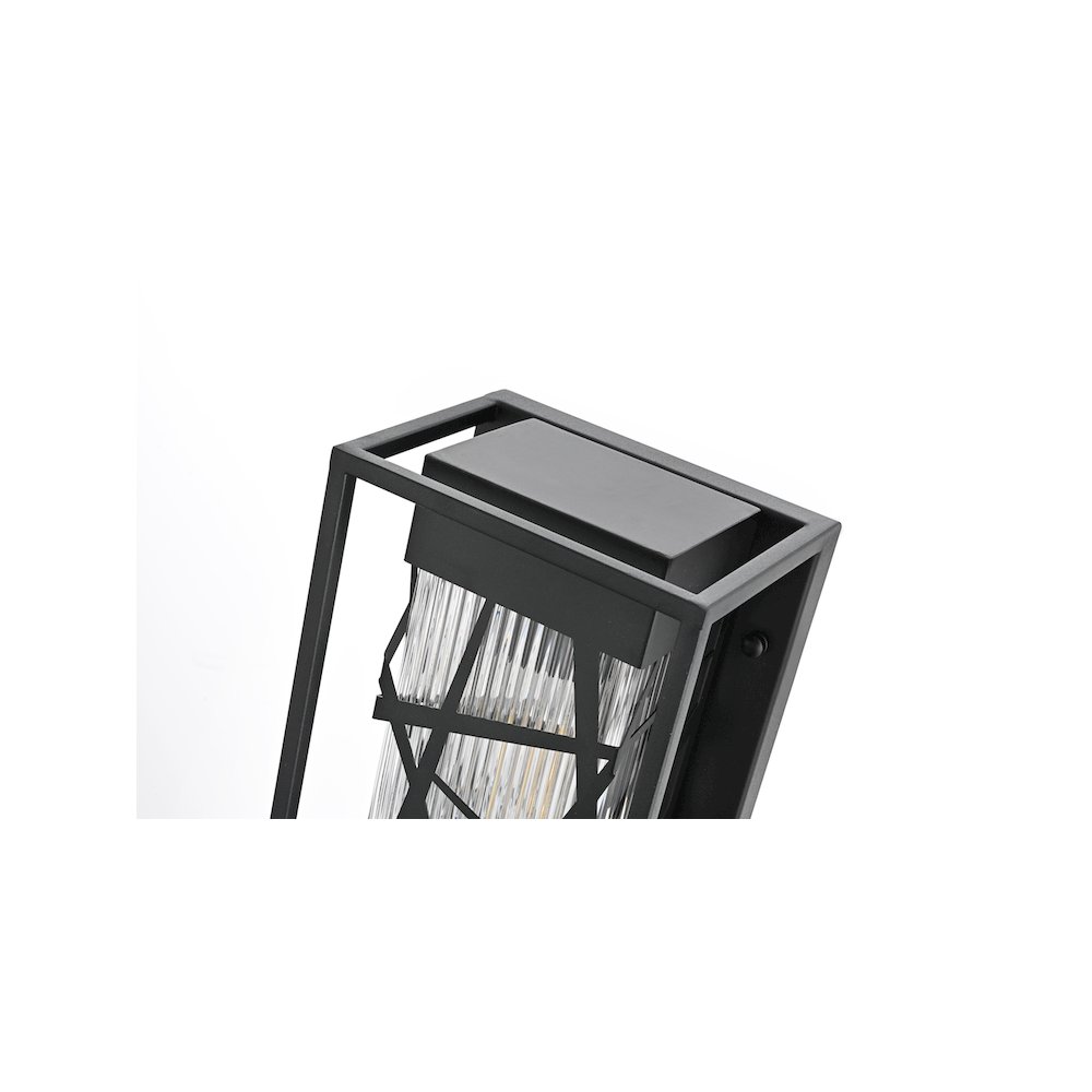 Eyre 7 inch Outdoor Pendant in Black. Picture 4
