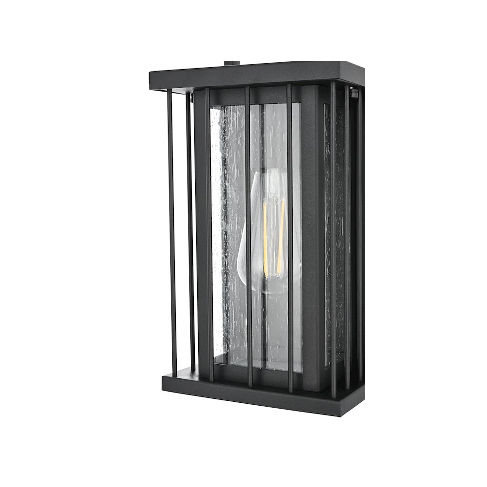 Sedgley 7 inch Outdoor Pendant in Black. Picture 5
