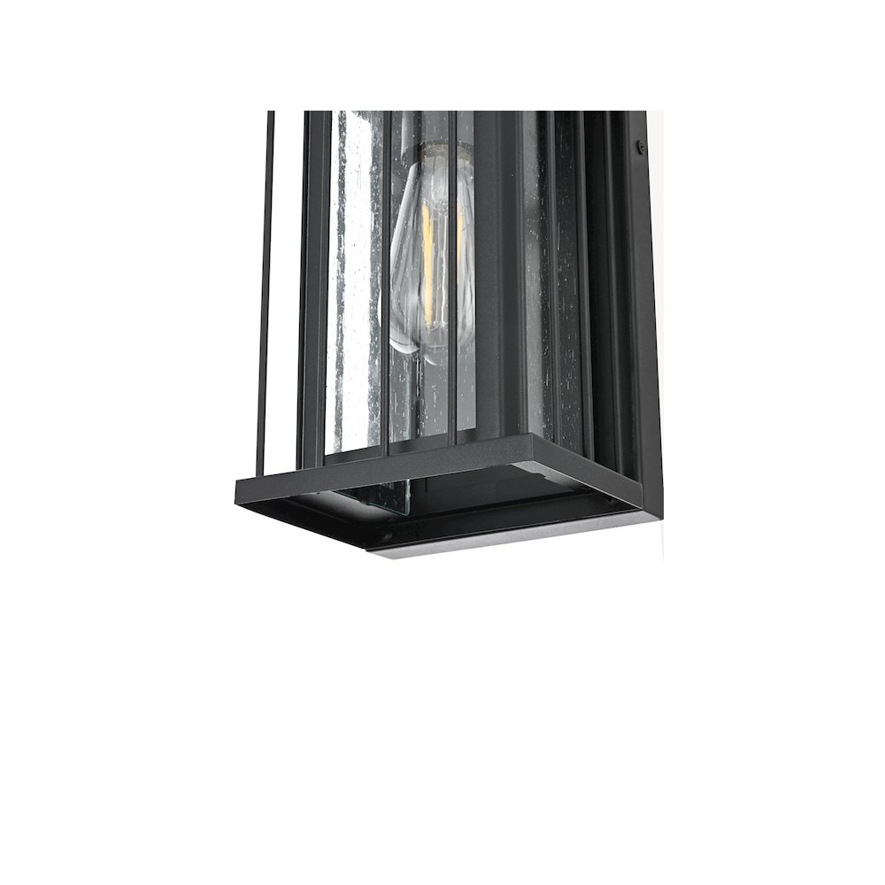 Sedgley 7 inch Outdoor Pendant in Black. Picture 6