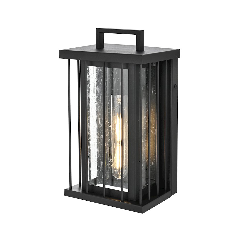 Sedgley 7 inch Outdoor Pendant in Black. Picture 7