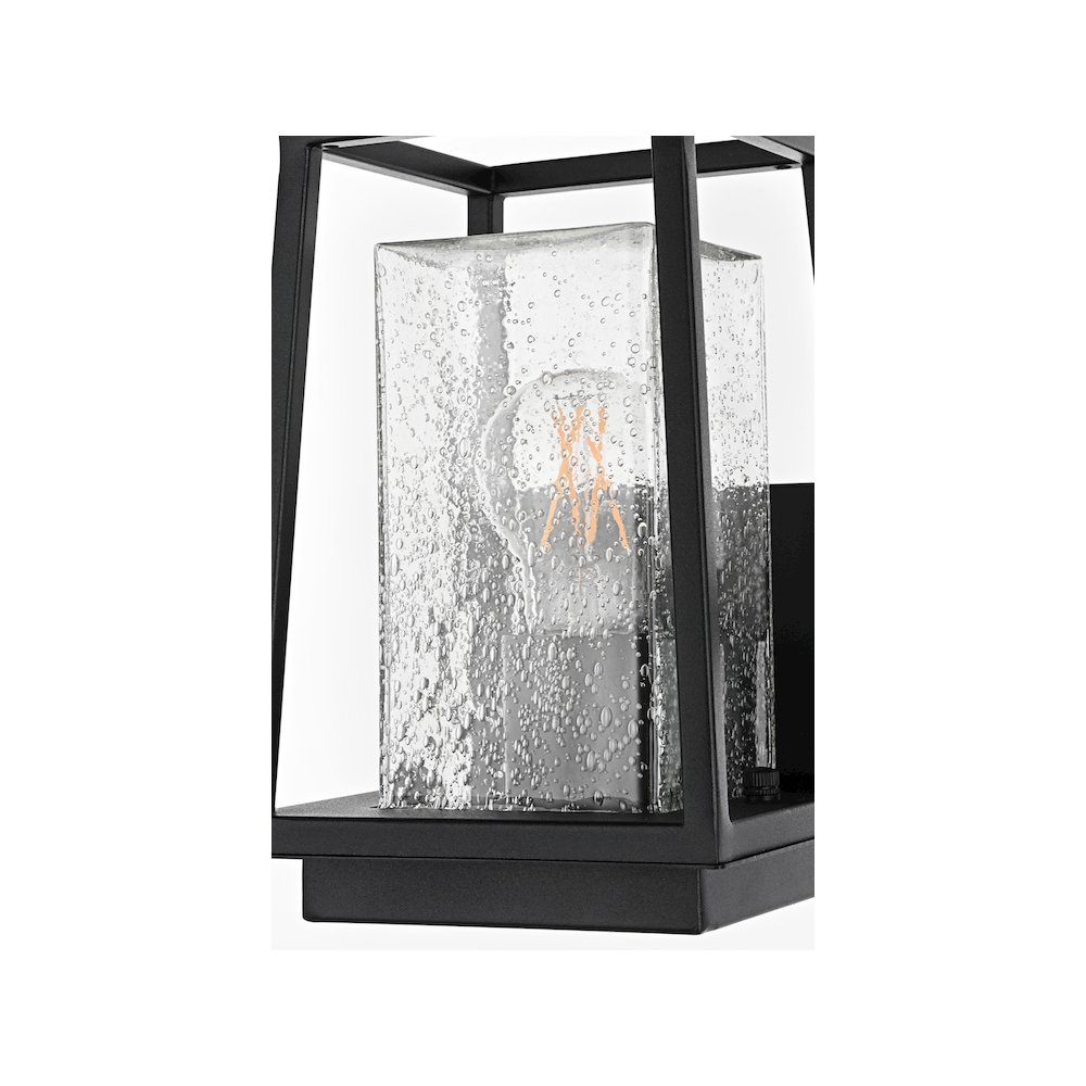 Lehigh 7 inch Outdoor Pendant in Black. Picture 5