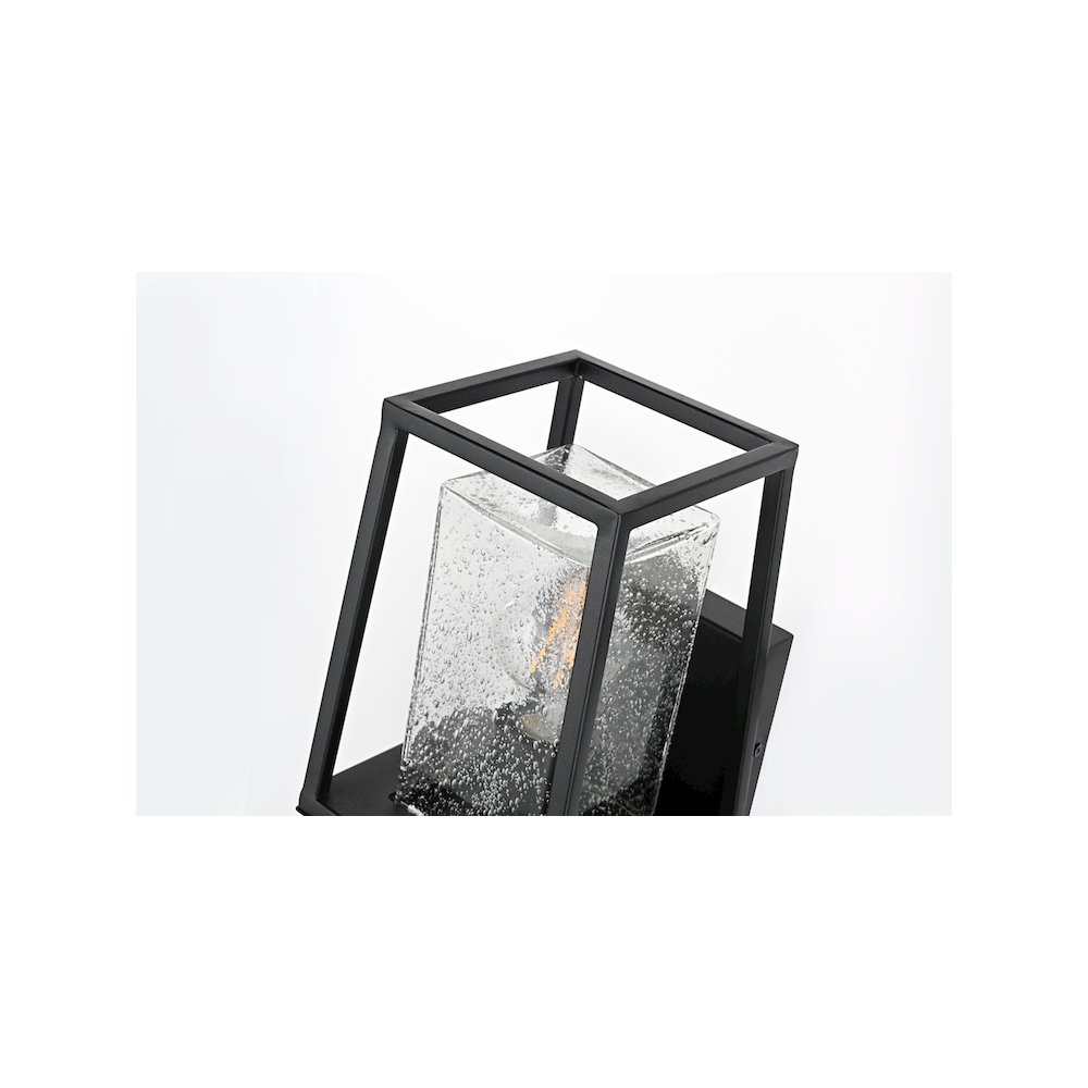 Lehigh 7 inch Outdoor Pendant in Black. Picture 6