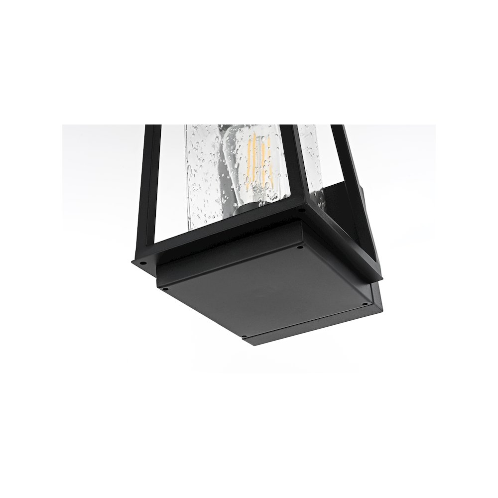 Lehigh 7 inch Outdoor Pendant in Black. Picture 4