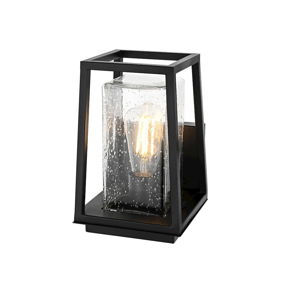 Lehigh 7 inch Outdoor Pendant in Black. Picture 7
