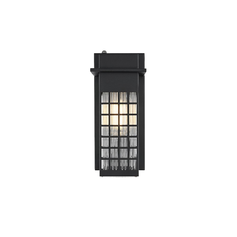 Palmer 7 inch Outdoor Pendant in Black. Picture 1