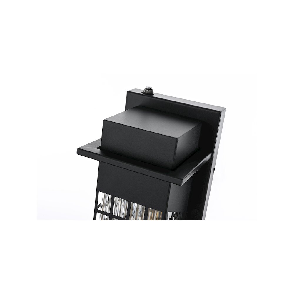 Palmer 7 inch Outdoor Pendant in Black. Picture 4