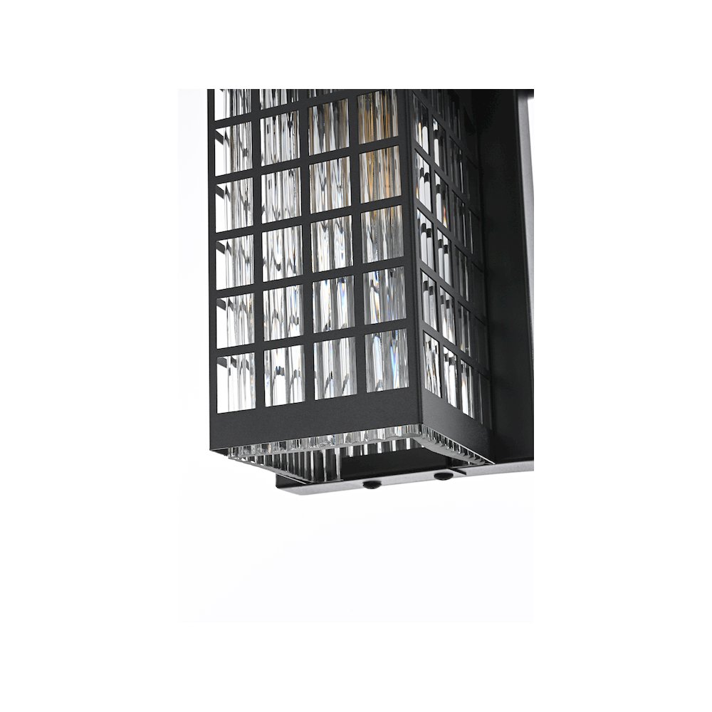 Palmer 7 inch Outdoor Pendant in Black. Picture 6