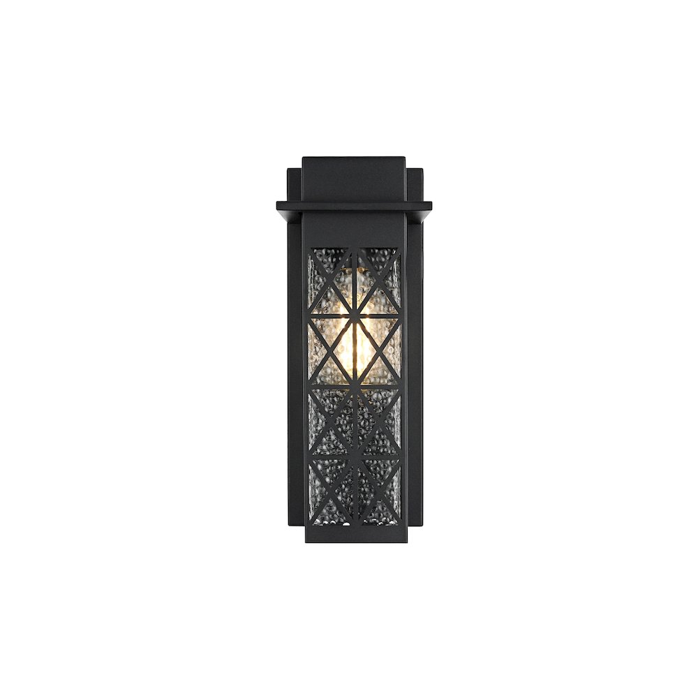 Wildey 7 inch Outdoor Pendant in Black. Picture 1