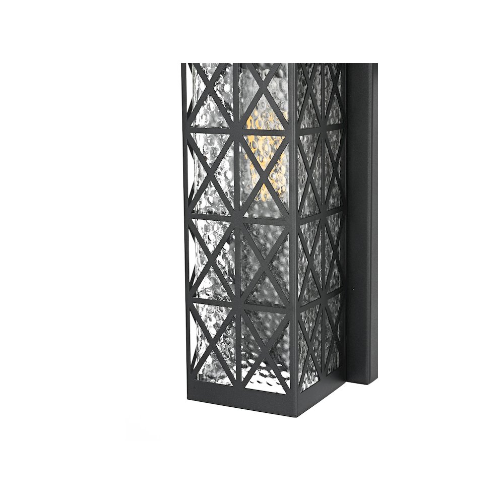 Wildey 7 inch Outdoor Pendant in Black. Picture 5