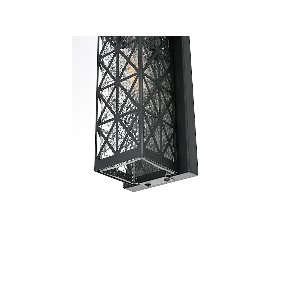 Wildey 7 inch Outdoor Pendant in Black. Picture 6