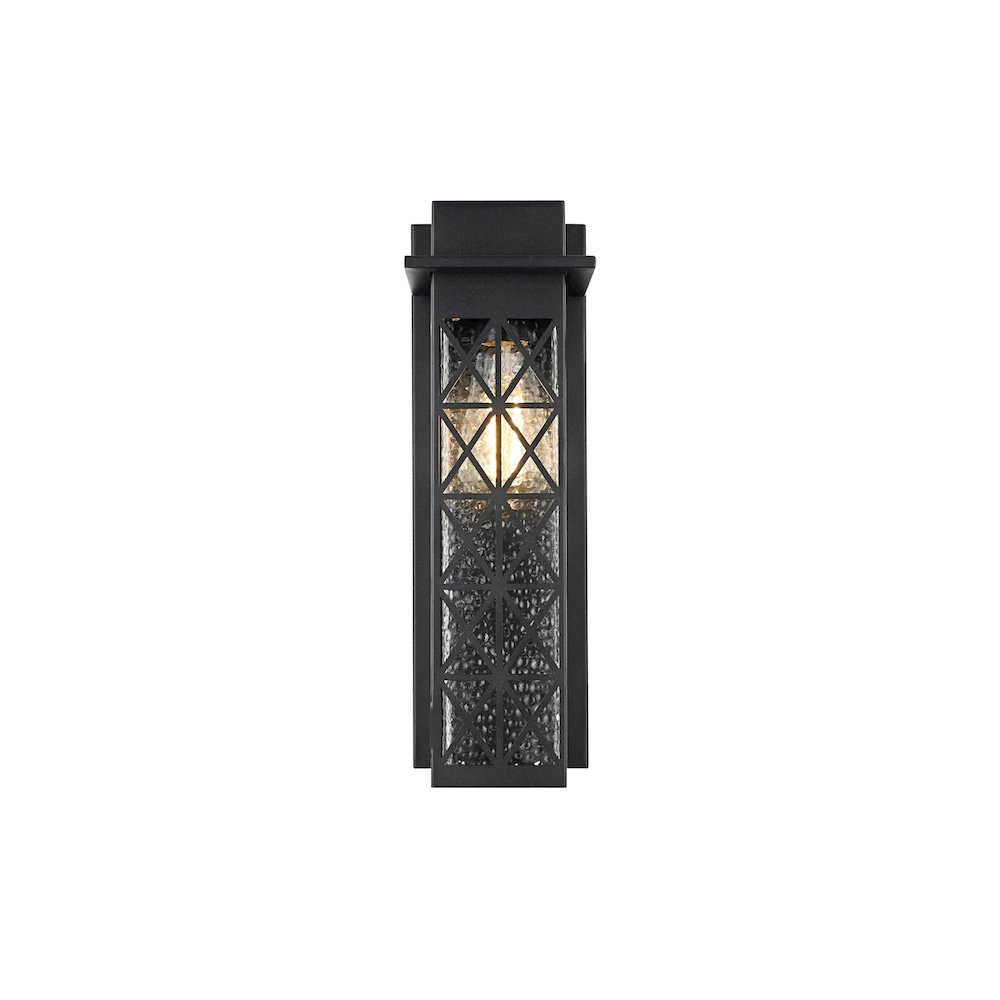 Wildey 7 inch Outdoor Pendant in Black. Picture 1