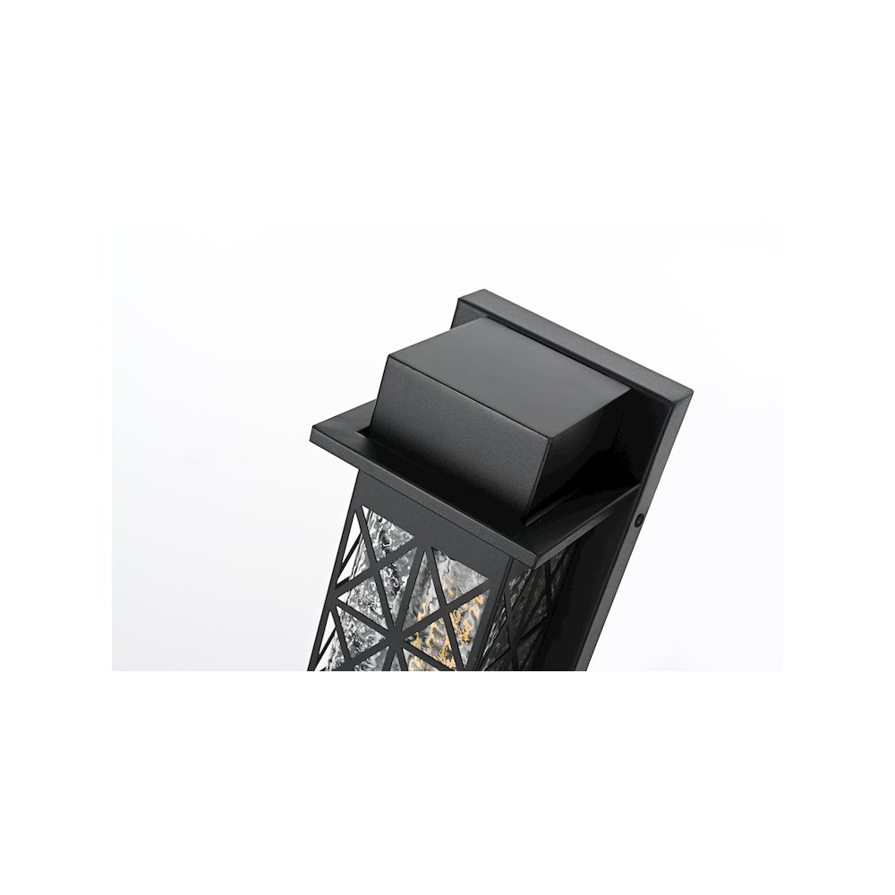 Wildey 7 inch Outdoor Pendant in Black. Picture 4