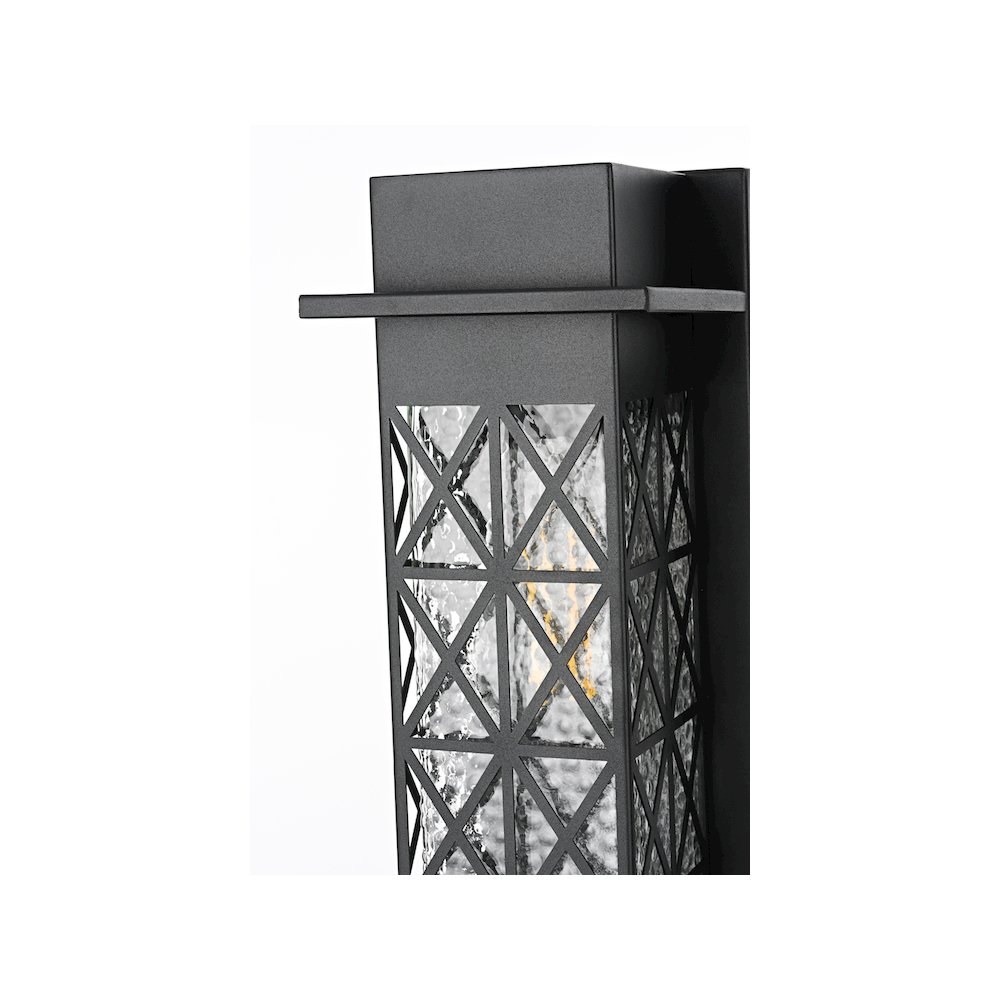 Wildey 7 inch Outdoor Pendant in Black. Picture 5