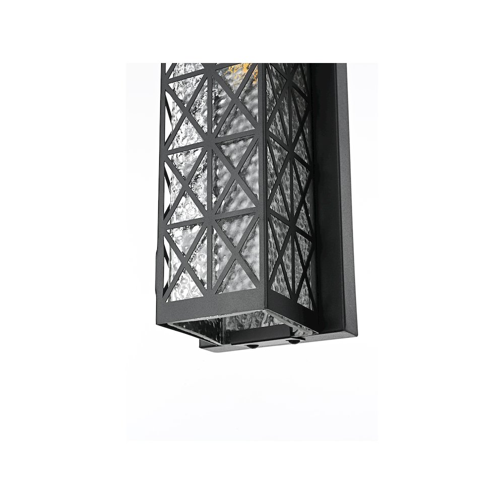 Wildey 7 inch Outdoor Pendant in Black. Picture 6