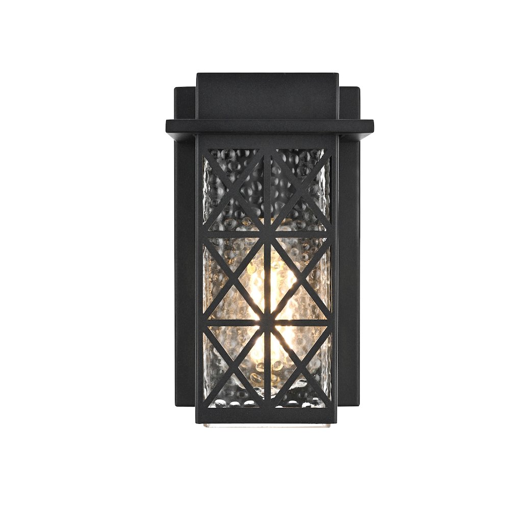 Wildey 7 inch Outdoor Pendant in Black. Picture 1