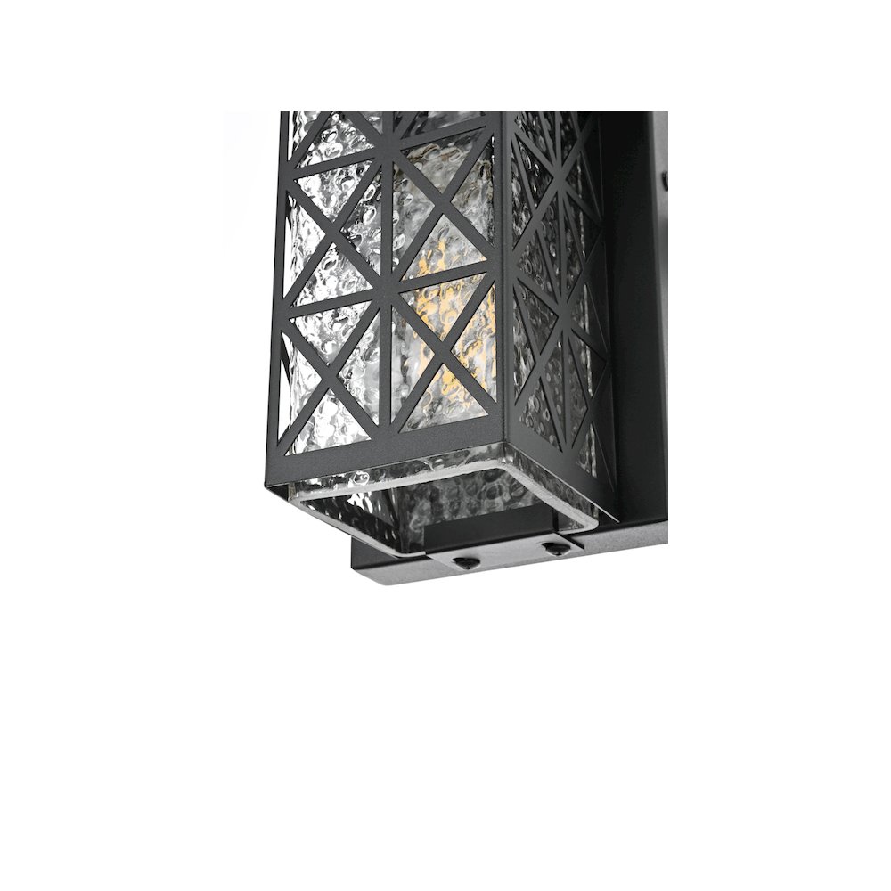 Wildey 7 inch Outdoor Pendant in Black. Picture 6