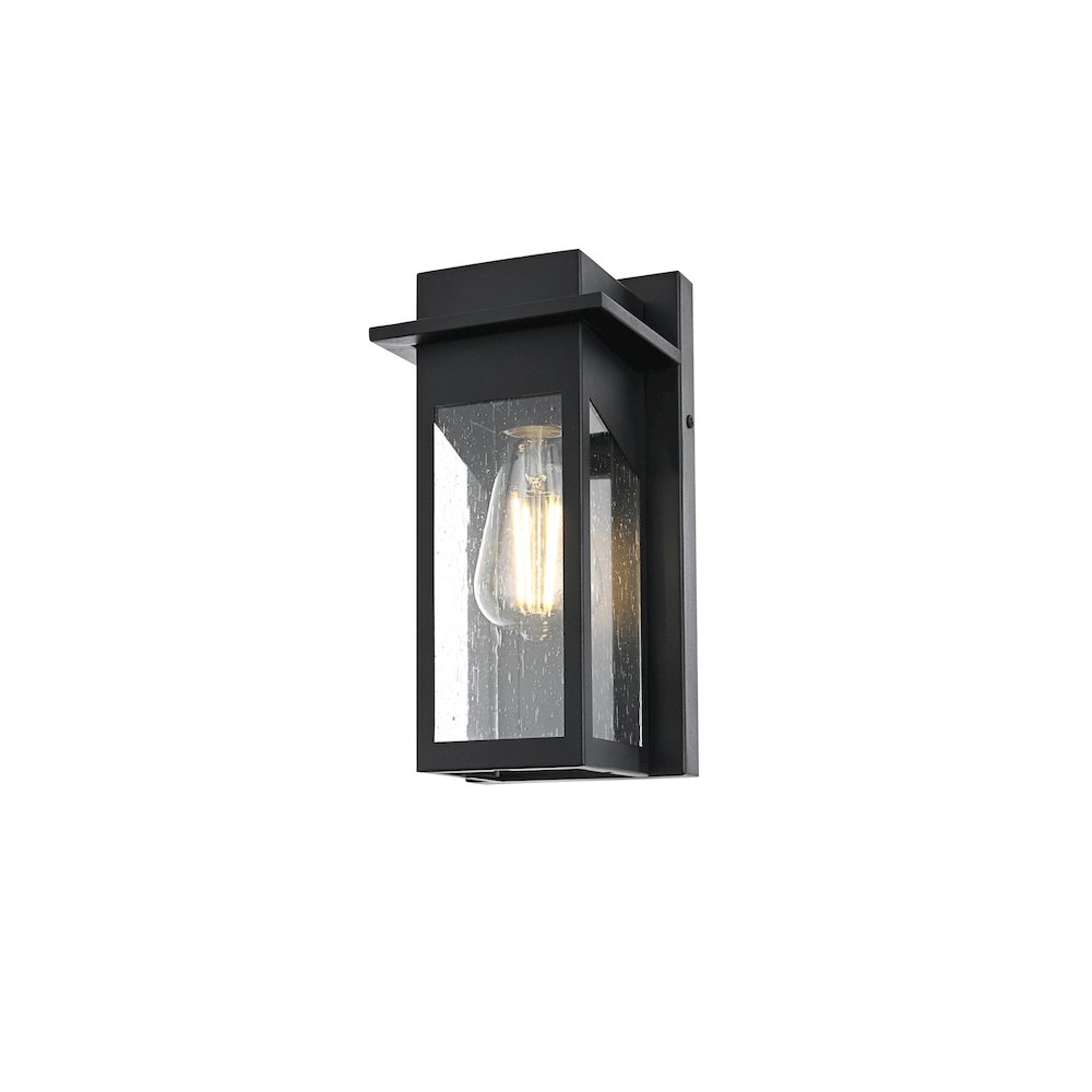 Dunton 7 inch Outdoor Pendant in Black. Picture 3