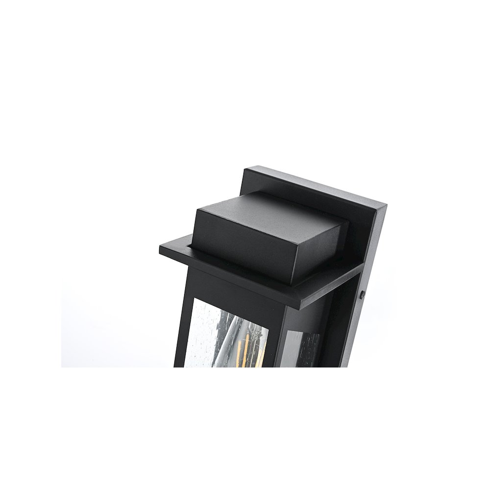 Dunton 7 inch Outdoor Pendant in Black. Picture 4