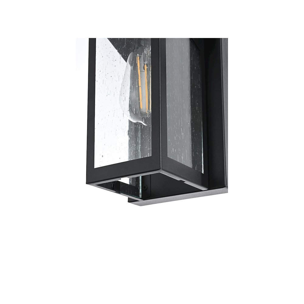 Dunton 7 inch Outdoor Pendant in Black. Picture 6