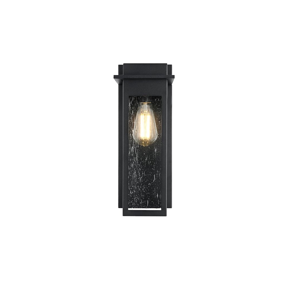 Dunton 7 inch Outdoor Pendant in Black. Picture 1