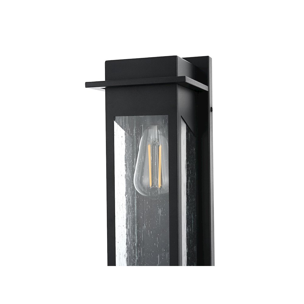 Dunton 7 inch Outdoor Pendant in Black. Picture 6