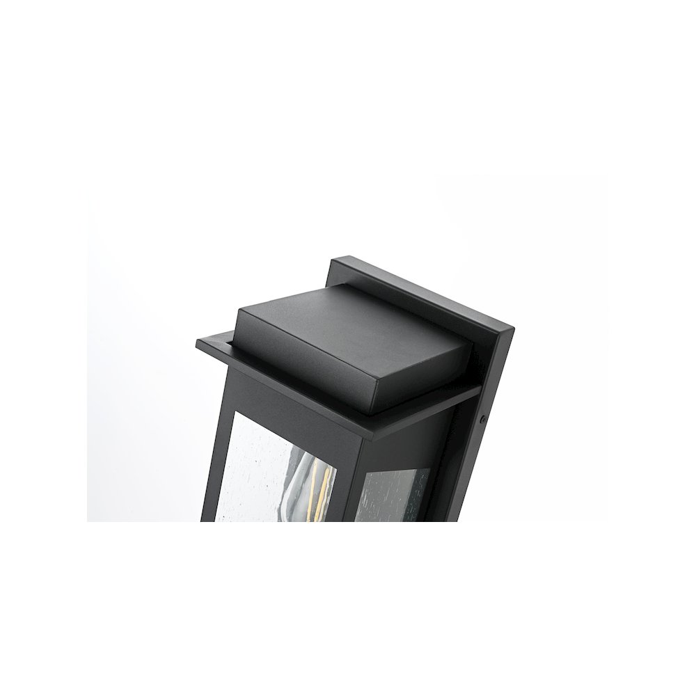 Dunton 7 inch Outdoor Pendant in Black. Picture 4