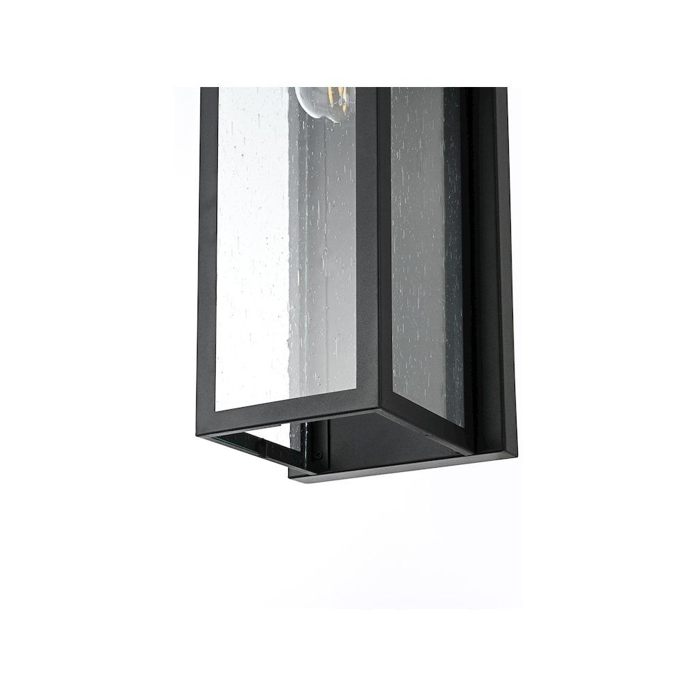 Dunton 7 inch Outdoor Pendant in Black. Picture 6