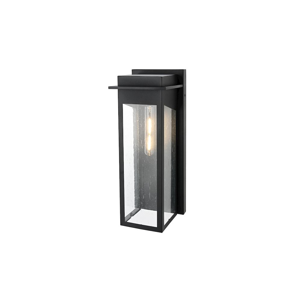 Dunton 7 inch Outdoor Pendant in Black. Picture 7