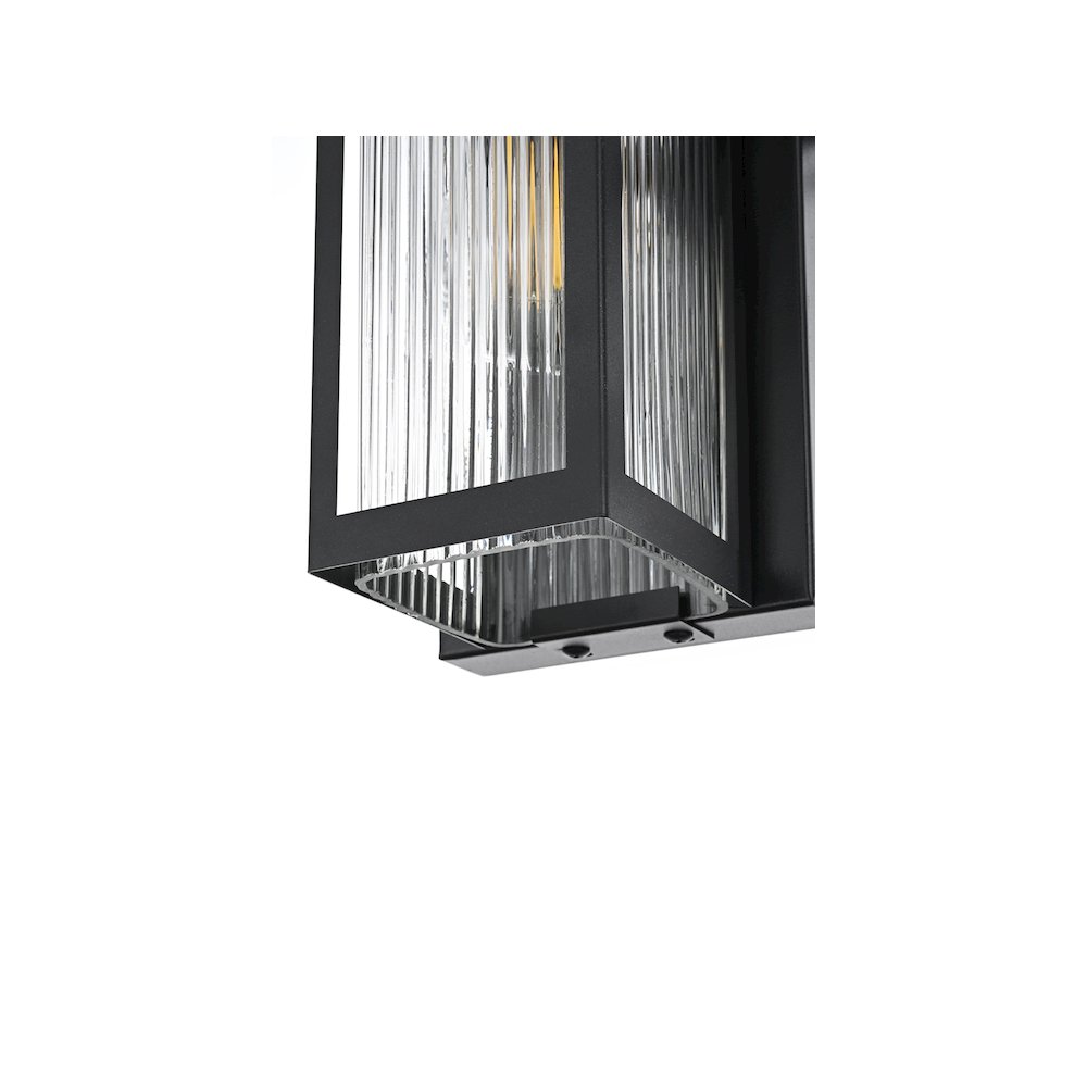 Fletcher 7 inch Outdoor Pendant in Black. Picture 6
