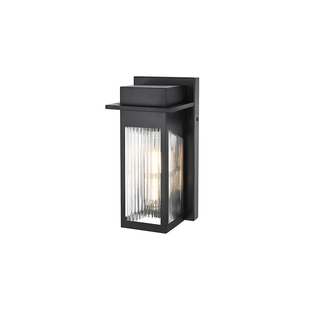 Fletcher 7 inch Outdoor Pendant in Black. Picture 7