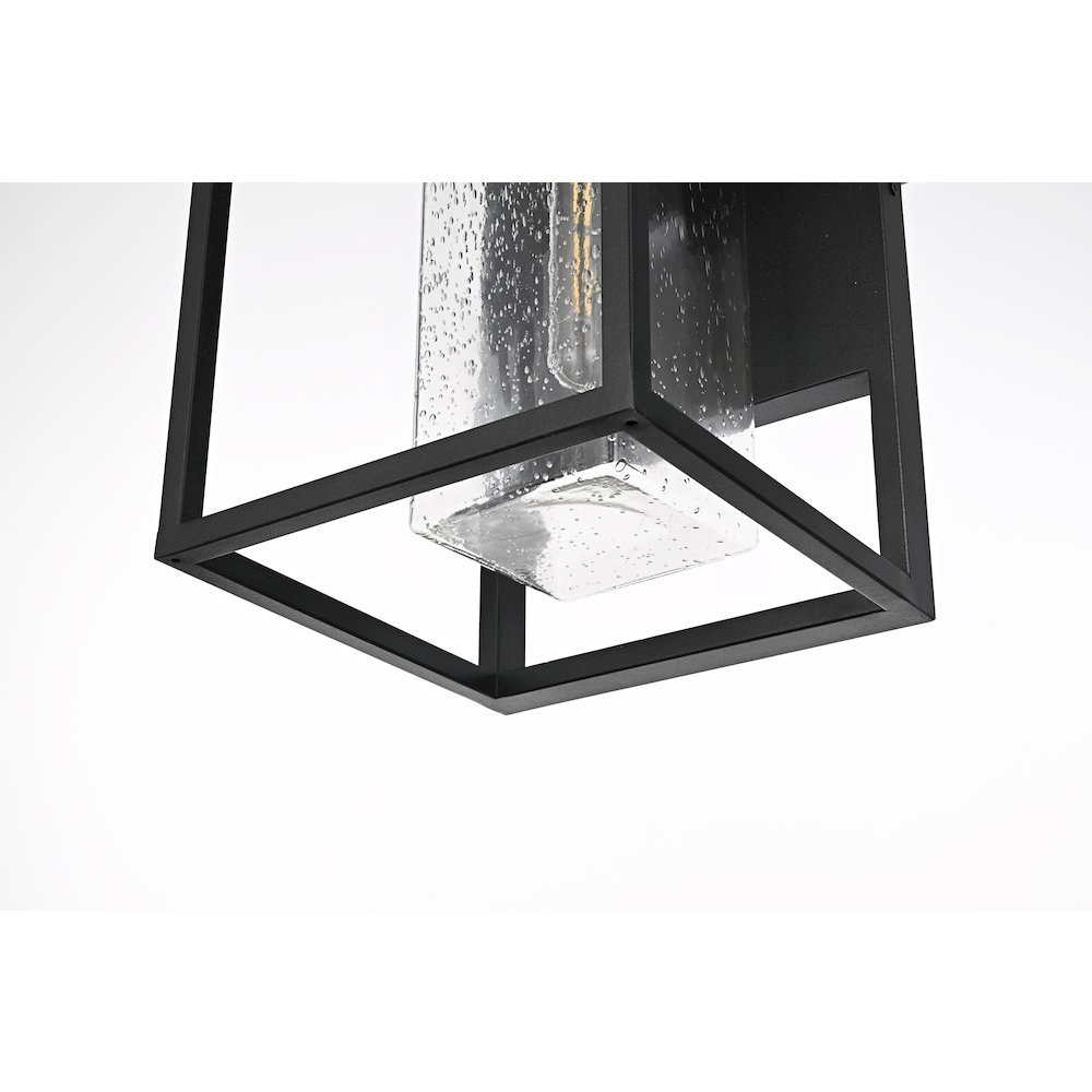 Morse 10 Inch Outdoor Wall Sconce In Black. Picture 5