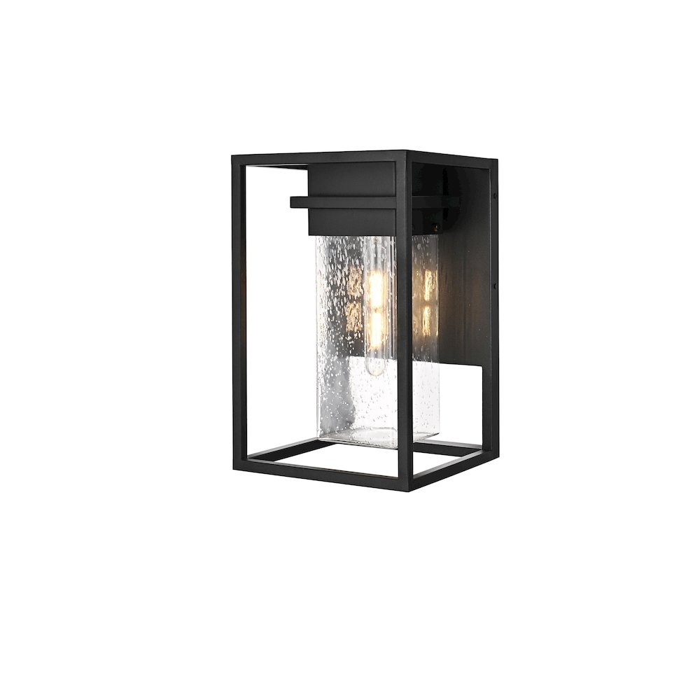 Morse 10 Inch Outdoor Wall Sconce In Black. Picture 7