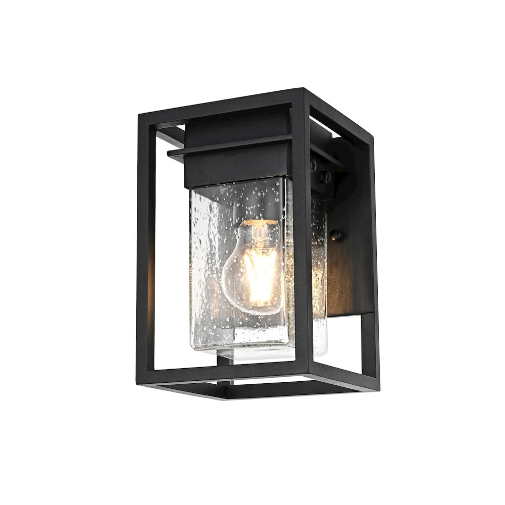 Morse 7 inch Outdoor Pendant in Black. Picture 3