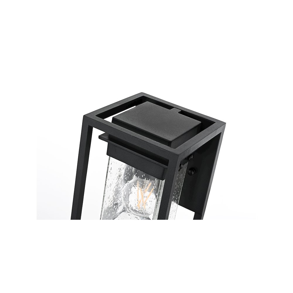 Morse 7 inch Outdoor Pendant in Black. Picture 4
