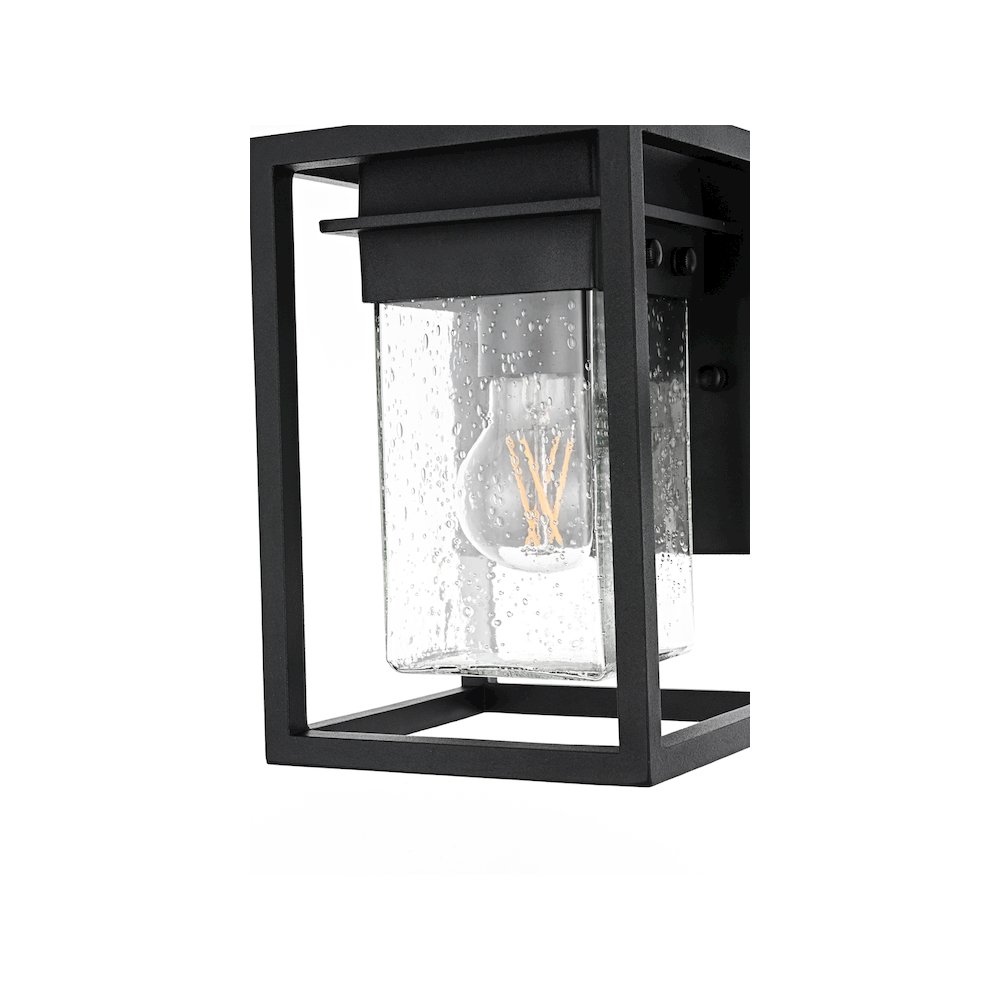 Morse 7 inch Outdoor Pendant in Black. Picture 5