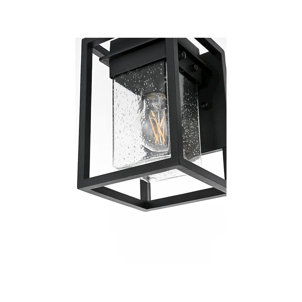 Morse 7 inch Outdoor Pendant in Black. Picture 6