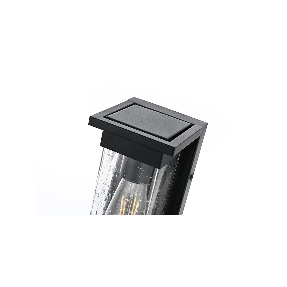 Harper 7 inch Outdoor Pendant in Black. Picture 4