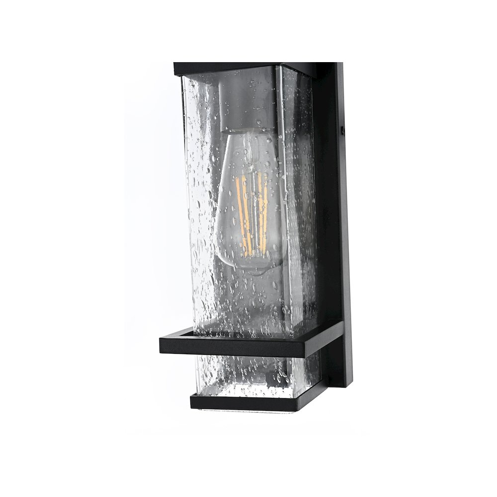 Harper 7 inch Outdoor Pendant in Black. Picture 5