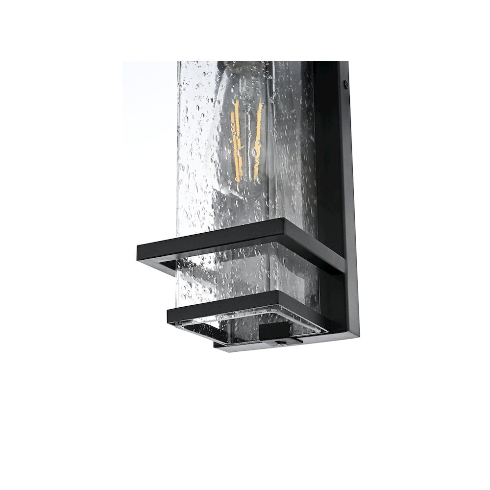 Harper 7 inch Outdoor Pendant in Black. Picture 6