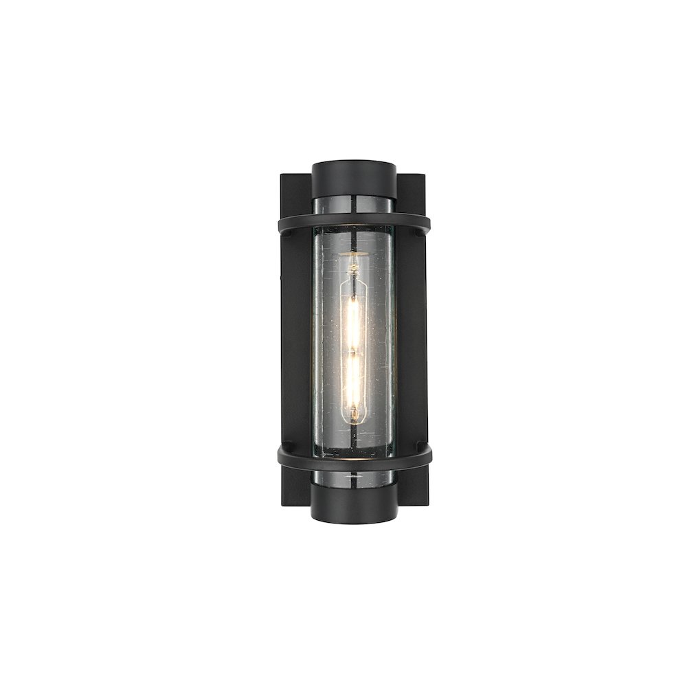 Parrish 7 inch Outdoor Pendant in Black. Picture 1
