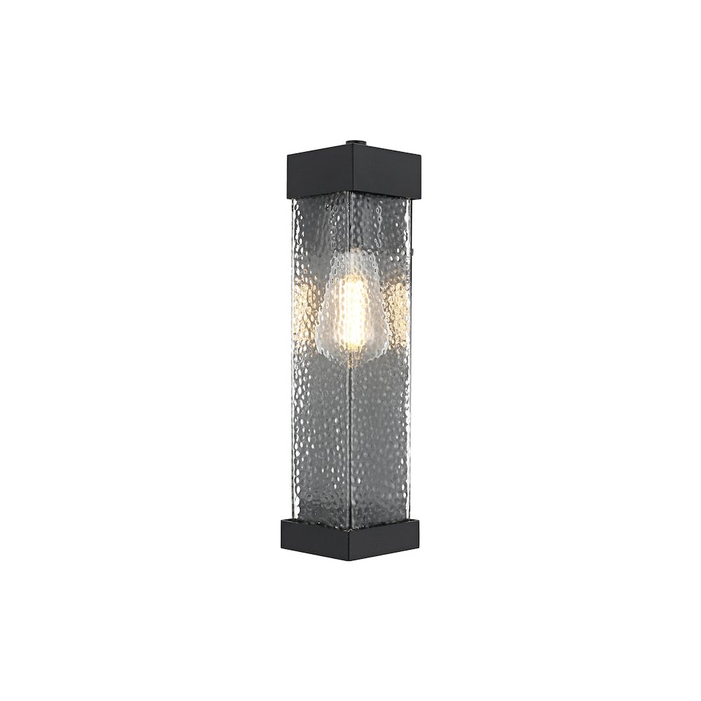 Swain 7 inch Outdoor Pendant in Black. Picture 1