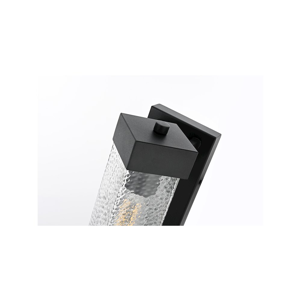 Swain 7 inch Outdoor Pendant in Black. Picture 4