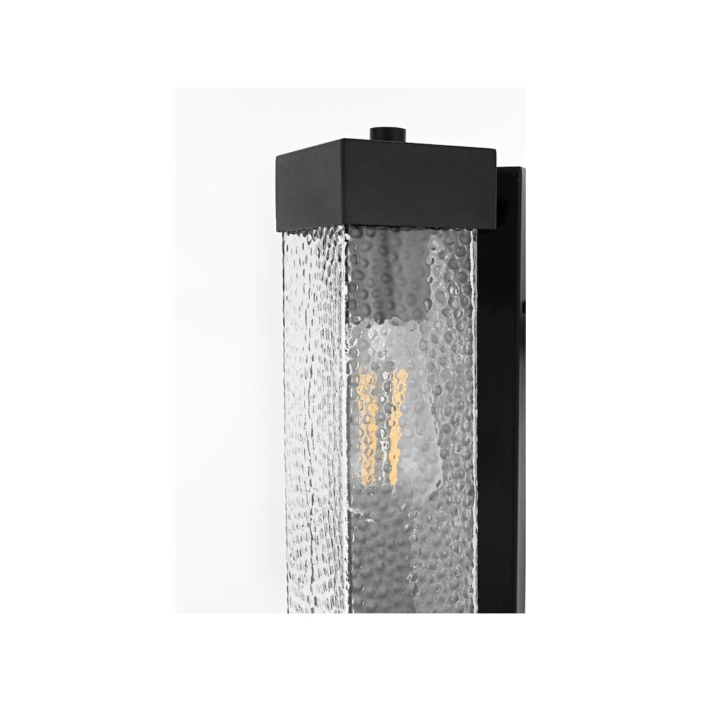 Swain 7 inch Outdoor Pendant in Black. Picture 5