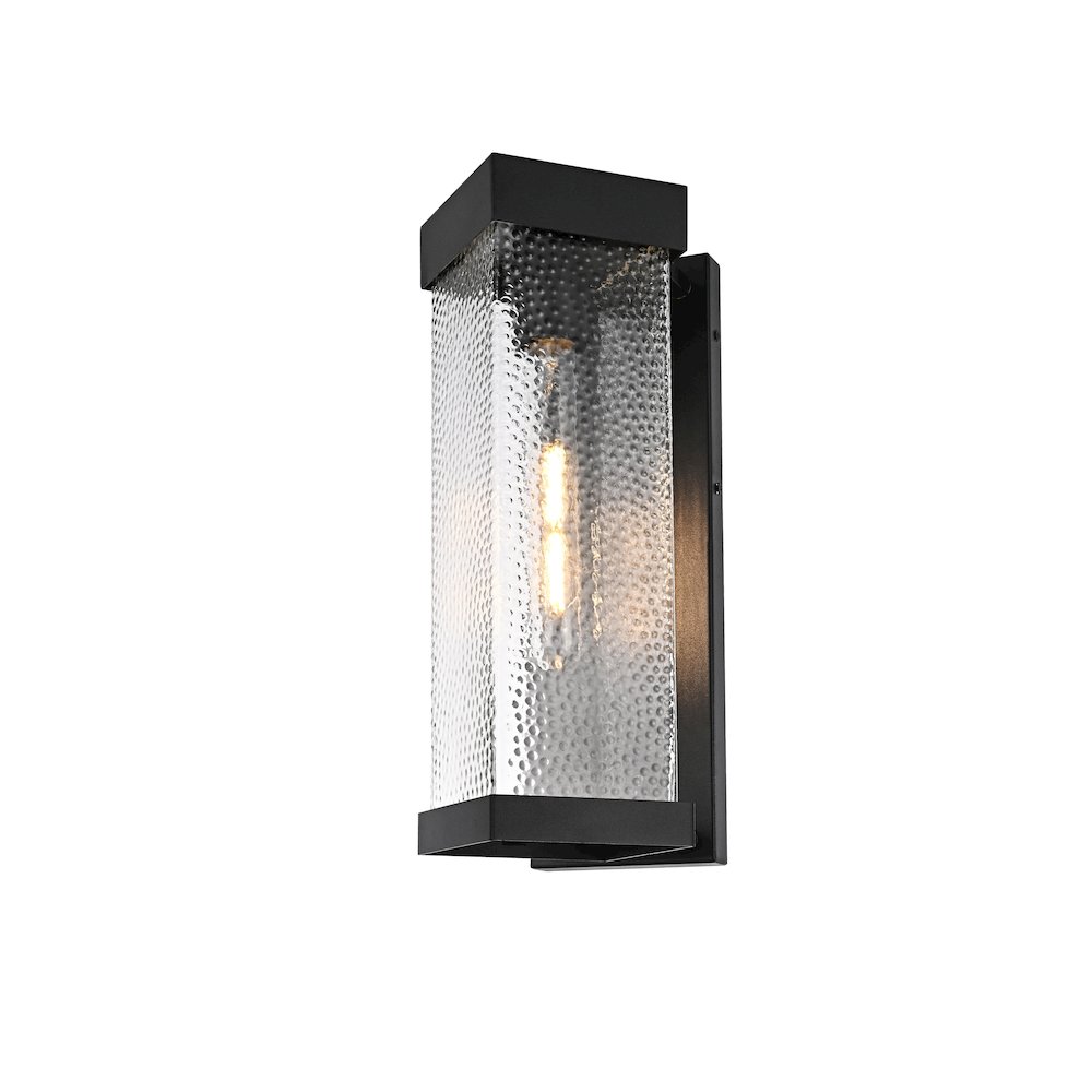 Swain 6.5 Inch Outdoor Wall Sconce In Black. Picture 3