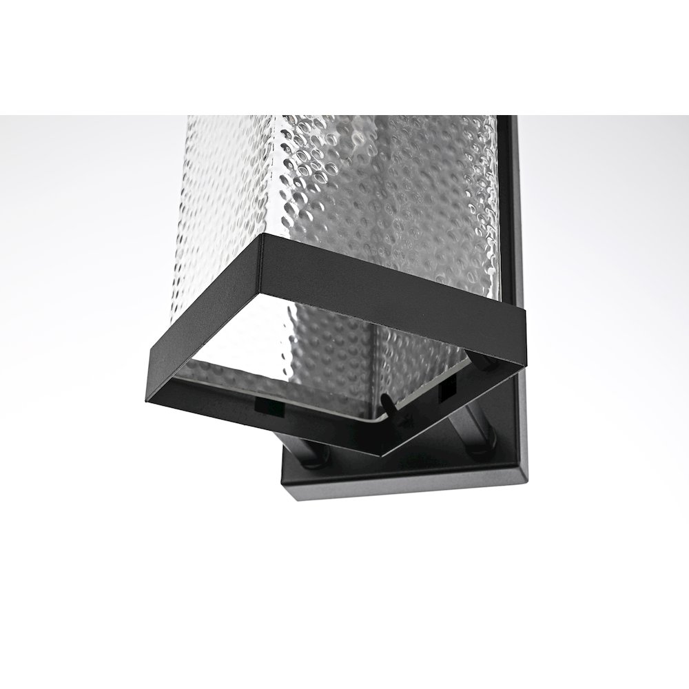 Swain 6.5 Inch Outdoor Wall Sconce In Black. Picture 5