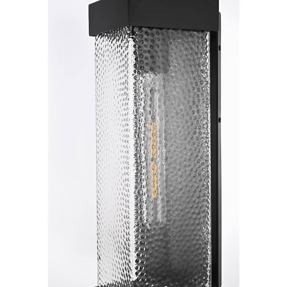 Swain 6.5 Inch Outdoor Wall Sconce In Black. Picture 6