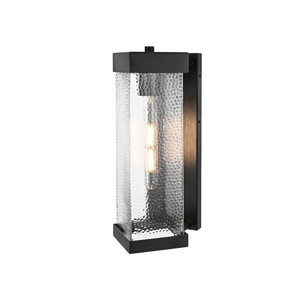 Swain 6.5 Inch Outdoor Wall Sconce In Black. Picture 7