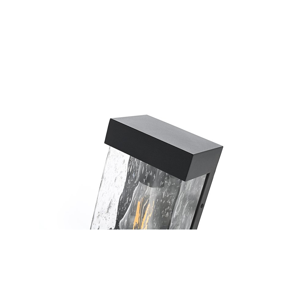 Thompson 7 inch Outdoor Pendant in Black. Picture 4