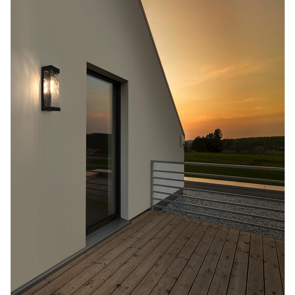 Thompson 7 inch Outdoor Pendant in Black. Picture 2