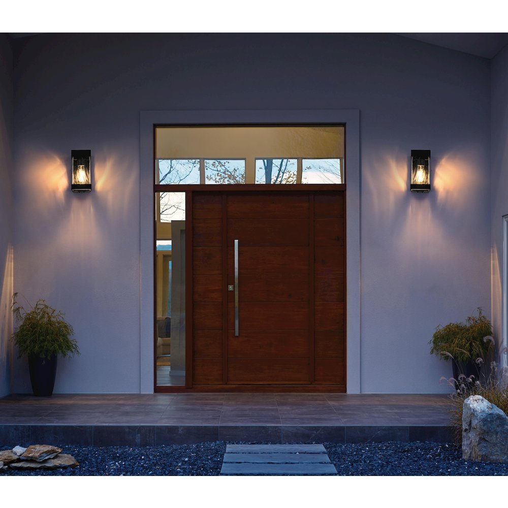Thompson 7 inch Outdoor Pendant in Black. Picture 2